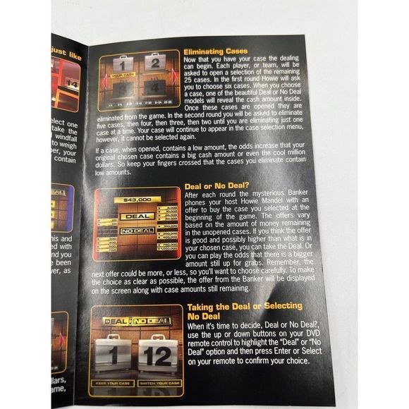 Deal or No Deal DVD TV Game Show As Seen On NBC Howie Mandel Interactive - Picture 7 of 8